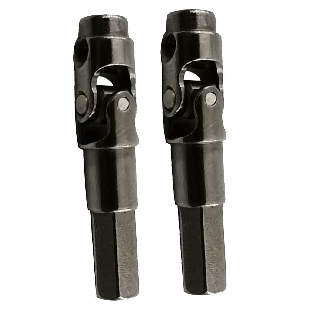 2Pcs Joint Metal Drive Shaft for WPL B16K C14 C14K C24 C24K Car Supplies