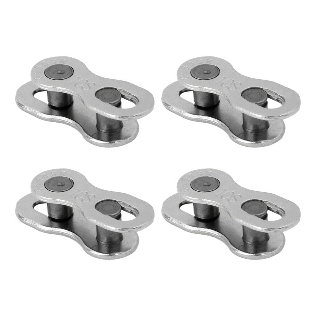 8x Missing Link Bike Reusable 10 Speed Steel Quick Link Coupling Chain Magic
