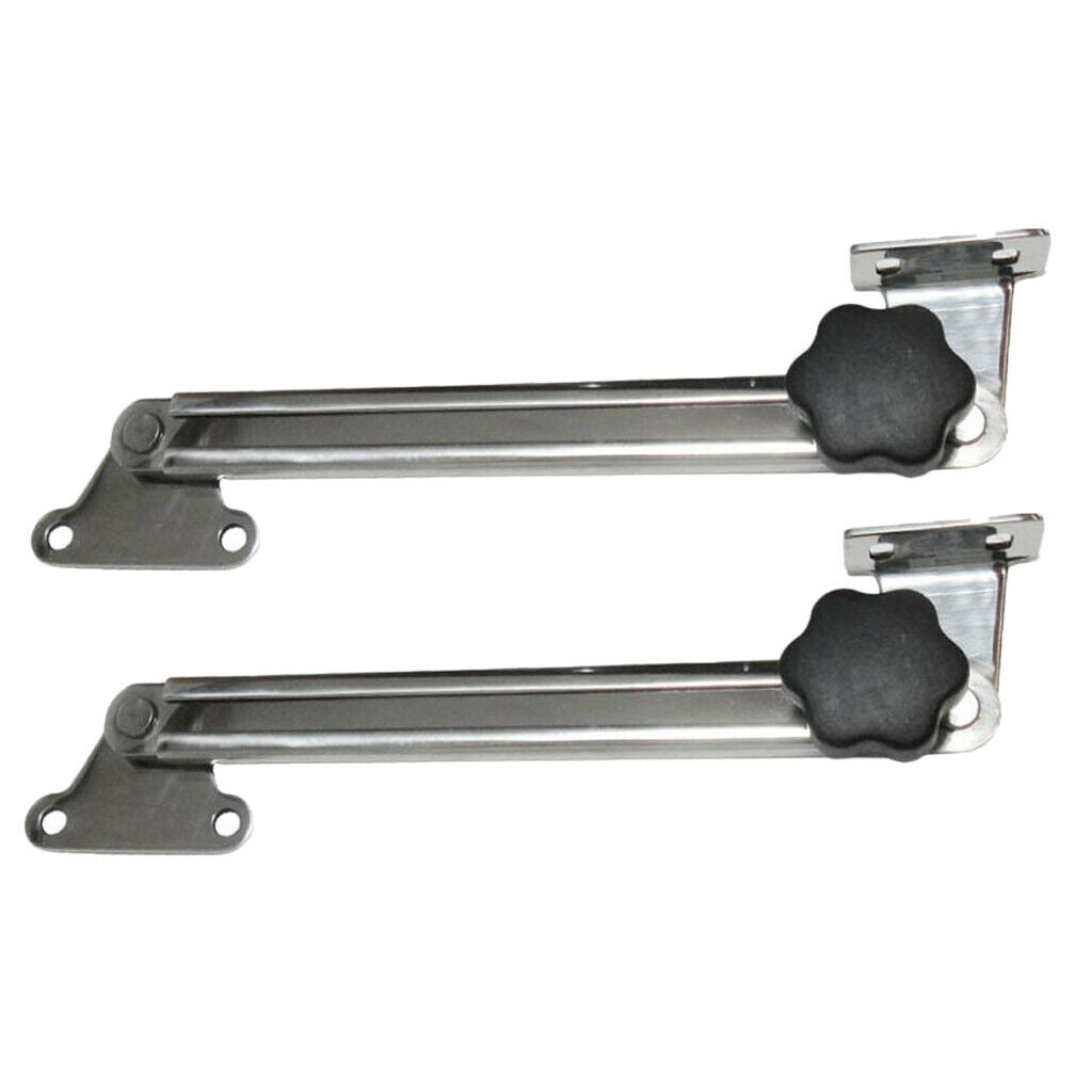 2x 8" Stainless Steel Marine Boat Locker Hatch Deck Toggle Adjustable Latch