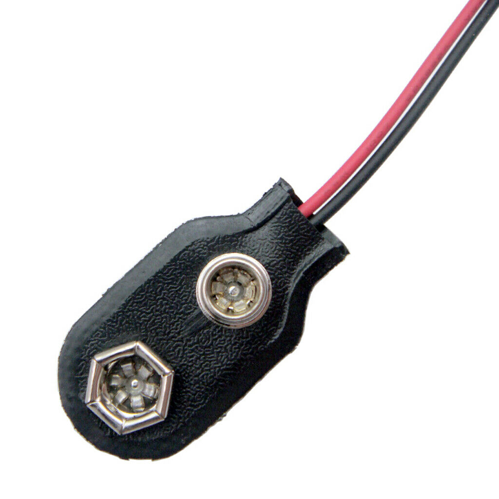 2 Pieces 9v Loop Electric Guitar Charger Battery Connectors