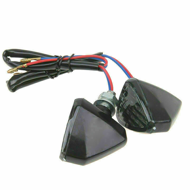 LED Motorcycle Turn Signal Indicator Light Amber Universal For Suzuki Ducati Bmw