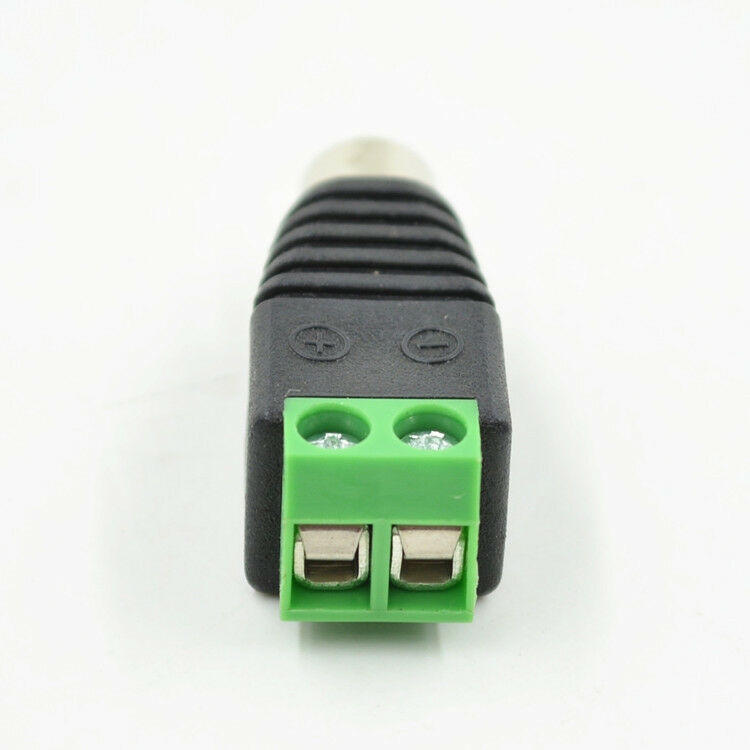 2Pcs Adapter RCA TV Female Jack to AV Screw CCTV Video/Audio Balum Terminal