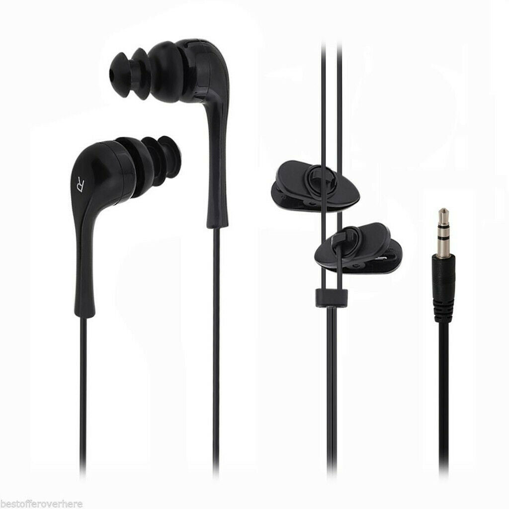 2 pcs. Portable 3.5mm plug headset. Sporty in-ear headphones