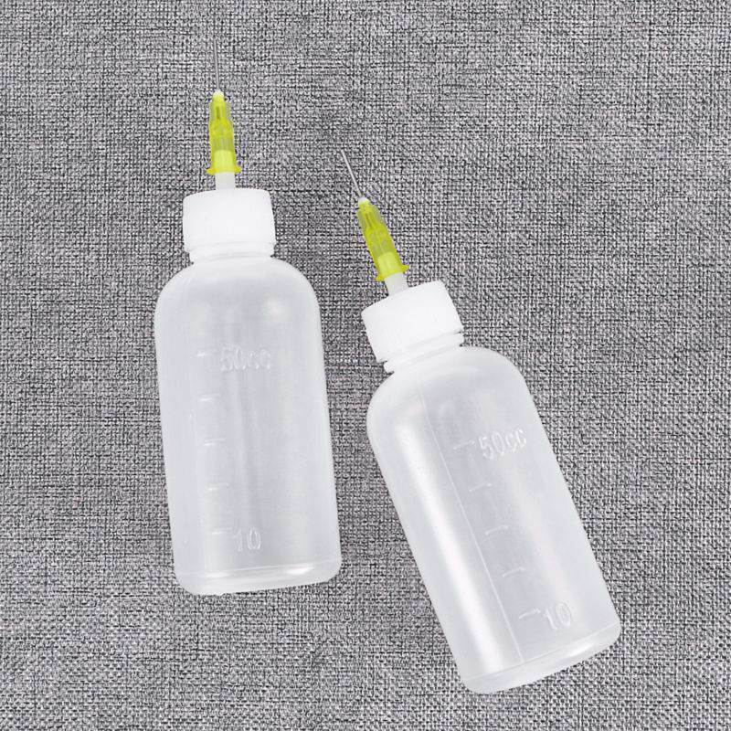 36MM/50ML Needle Tip Glue Bottle Applicator DIY  Tool Precision Tip5Pcs