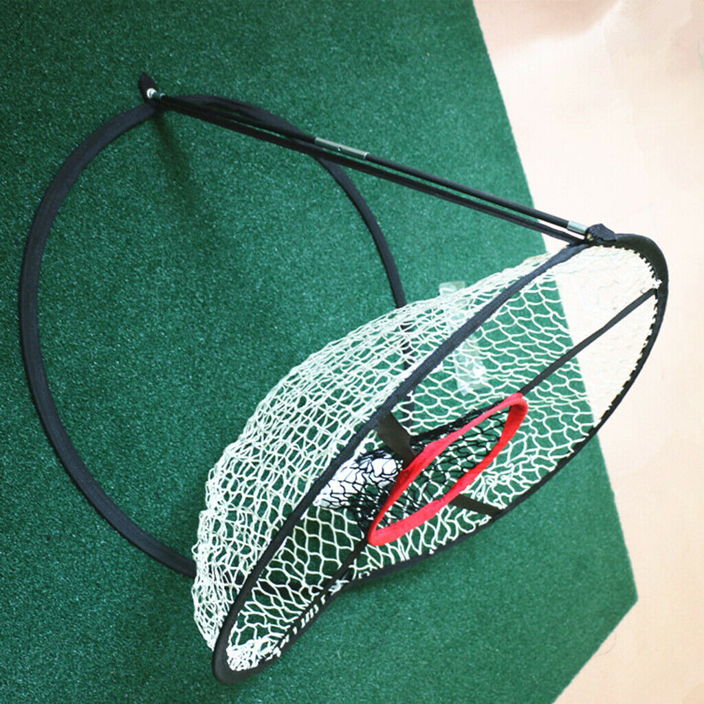 Portable Golf Chipping Net Backyard Pitching Cage Driving Range Training Aids