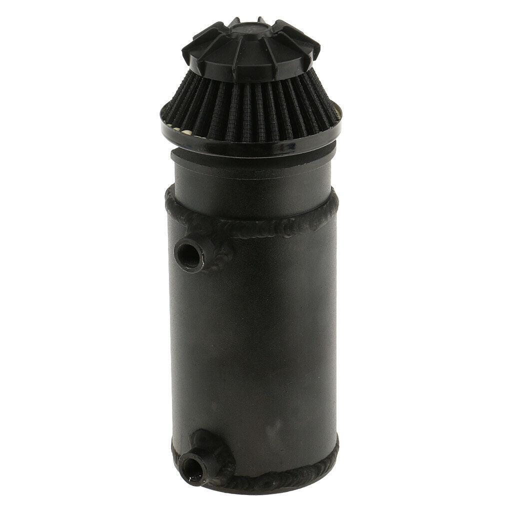 500ML Universal Oil Reservoir Catch Can Kit Breather Filter Baffled Oil Tank
