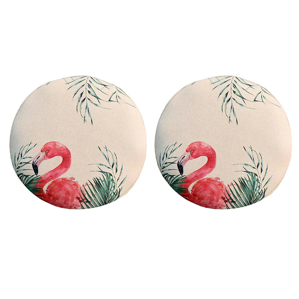 2 Pieces Bar Stool Cover Anti-slip Round Seat Cover, Barstool Seat Dustproof