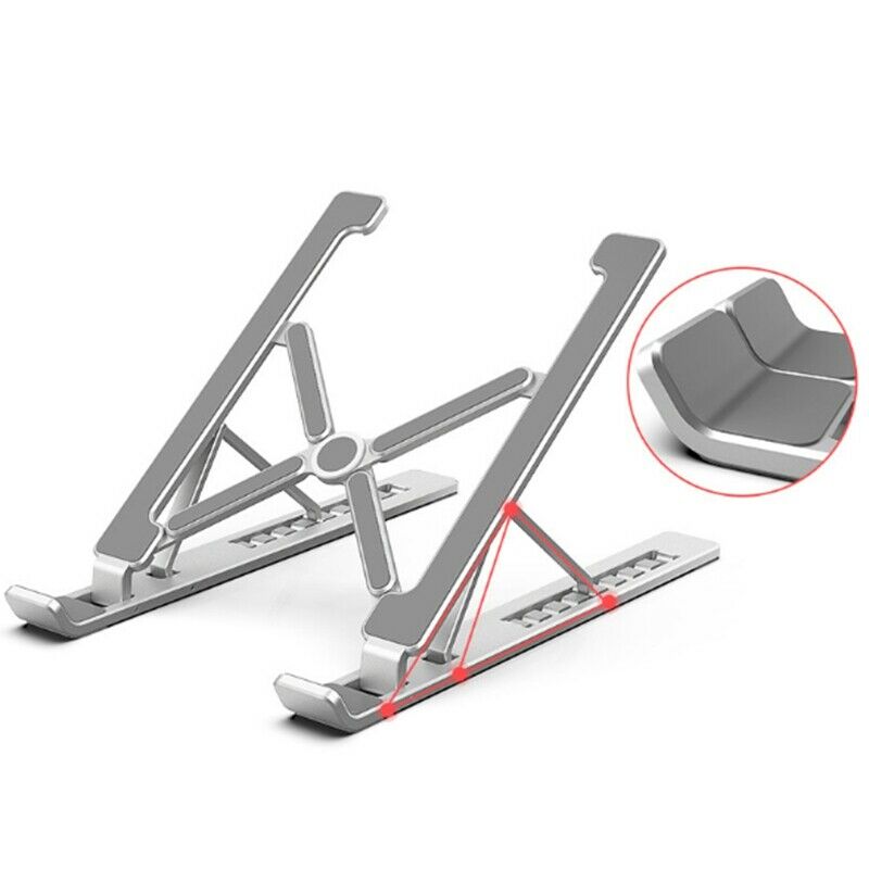 Portable Laptop Holder Foldable ebook Stand Holder for Macbook Lapdesk AluminuI5