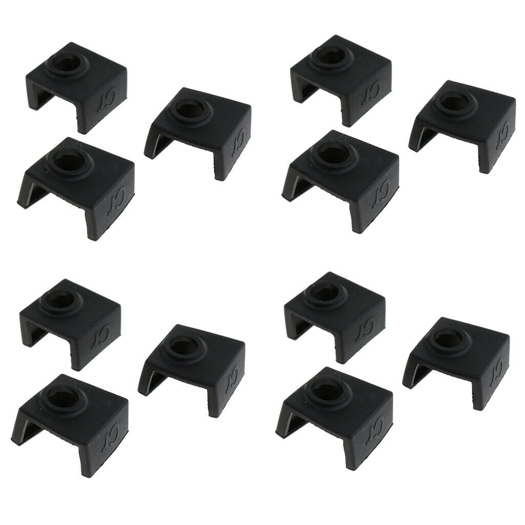 12x Thermal Protection Silicone Sock for Creality CR-10,10S,S4,S5,Ender 3
