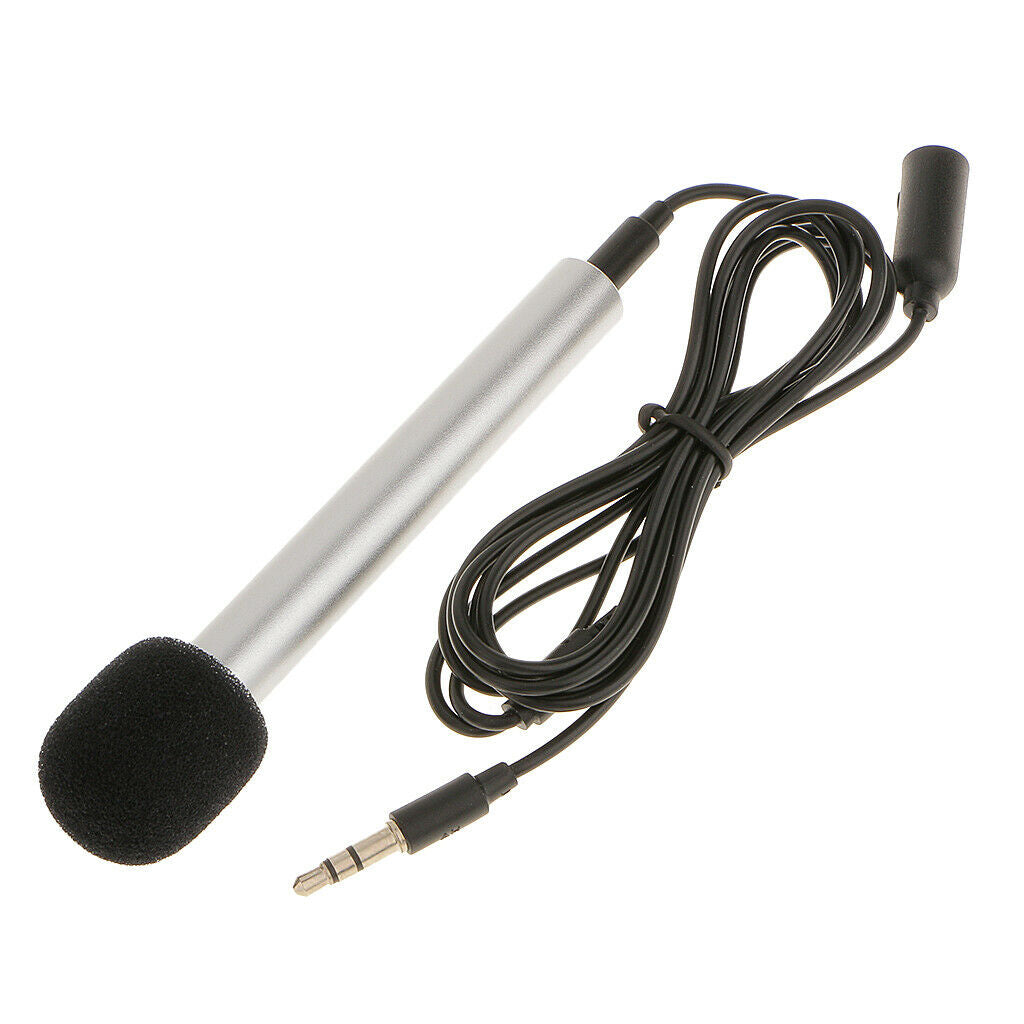 3.5mm Mini Handheld Microphone Omnidirectional Mic for Smartphone