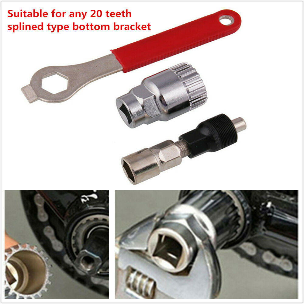 1x Bike Bicycle Cycle Crank Extractor Puller Bottom Bracket Remover Spanner Tool