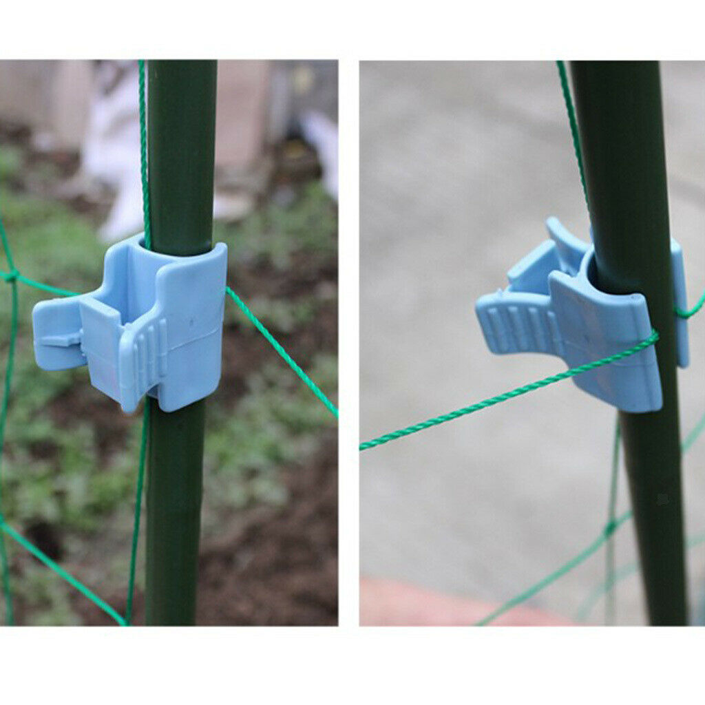 30Pcs Pipe Greenhouse Clamps Greenhouse Sunshade Net Fixing Clips Clamp