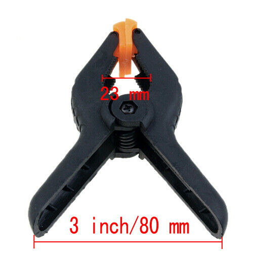 3 Inch Universal Photo Studio Paper Canvas Muslin Backdrop Clamp Clip Black