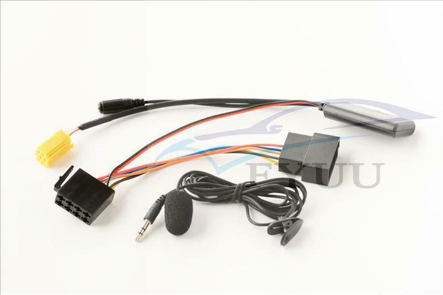 Car Radio Stereo BT AUX-IN Wiring Microphone for Fiat Lancia SMART 451 Alpha