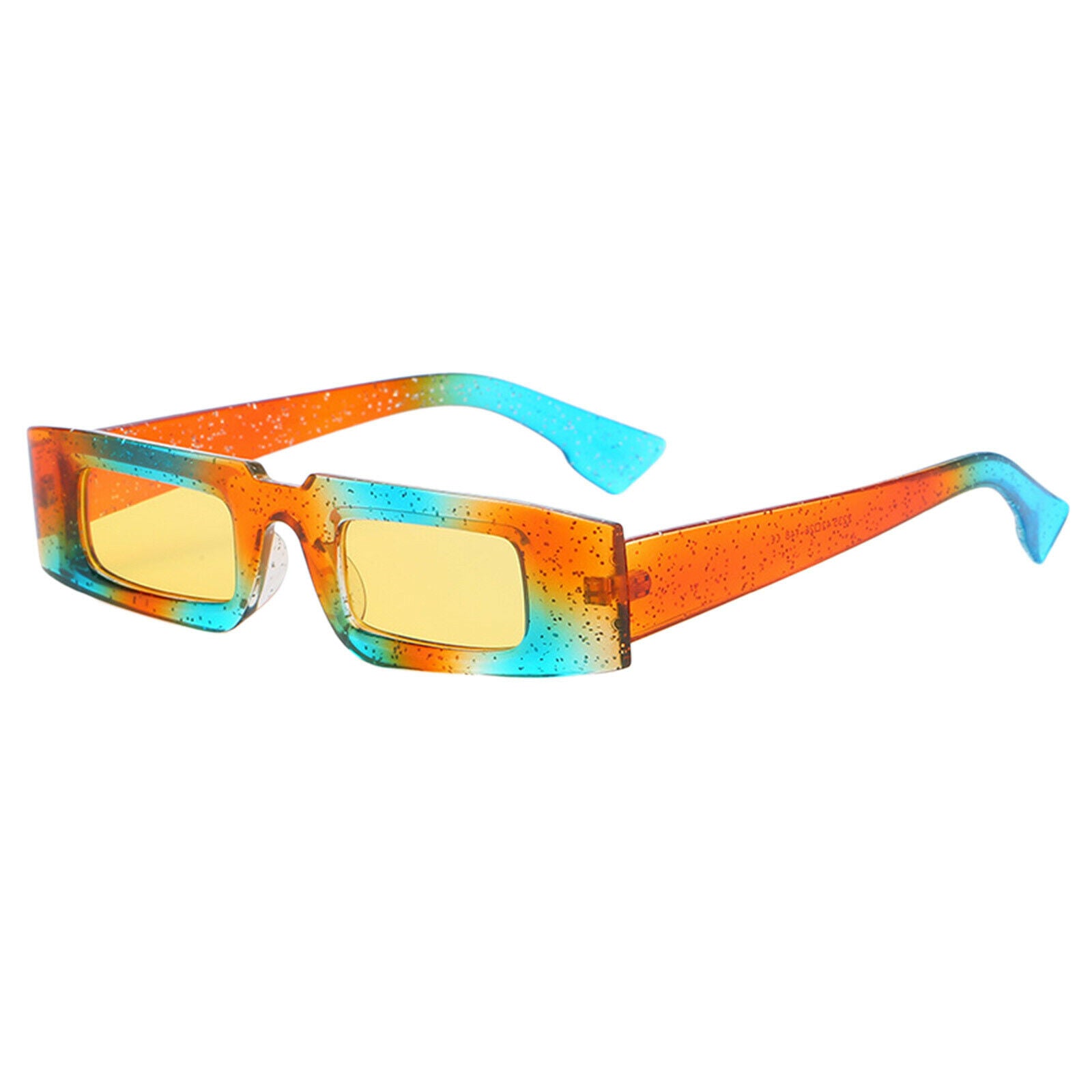 Trendy Rectangle Sunglasses UV400 Glasses Fishing Beach Running Outdoors