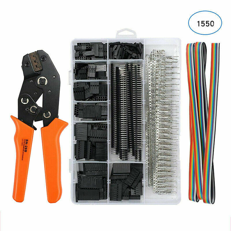 770Pcs Terminal Pliers Crimping Tool Pliers Terminal Crimper Wire Kit Sn-28B