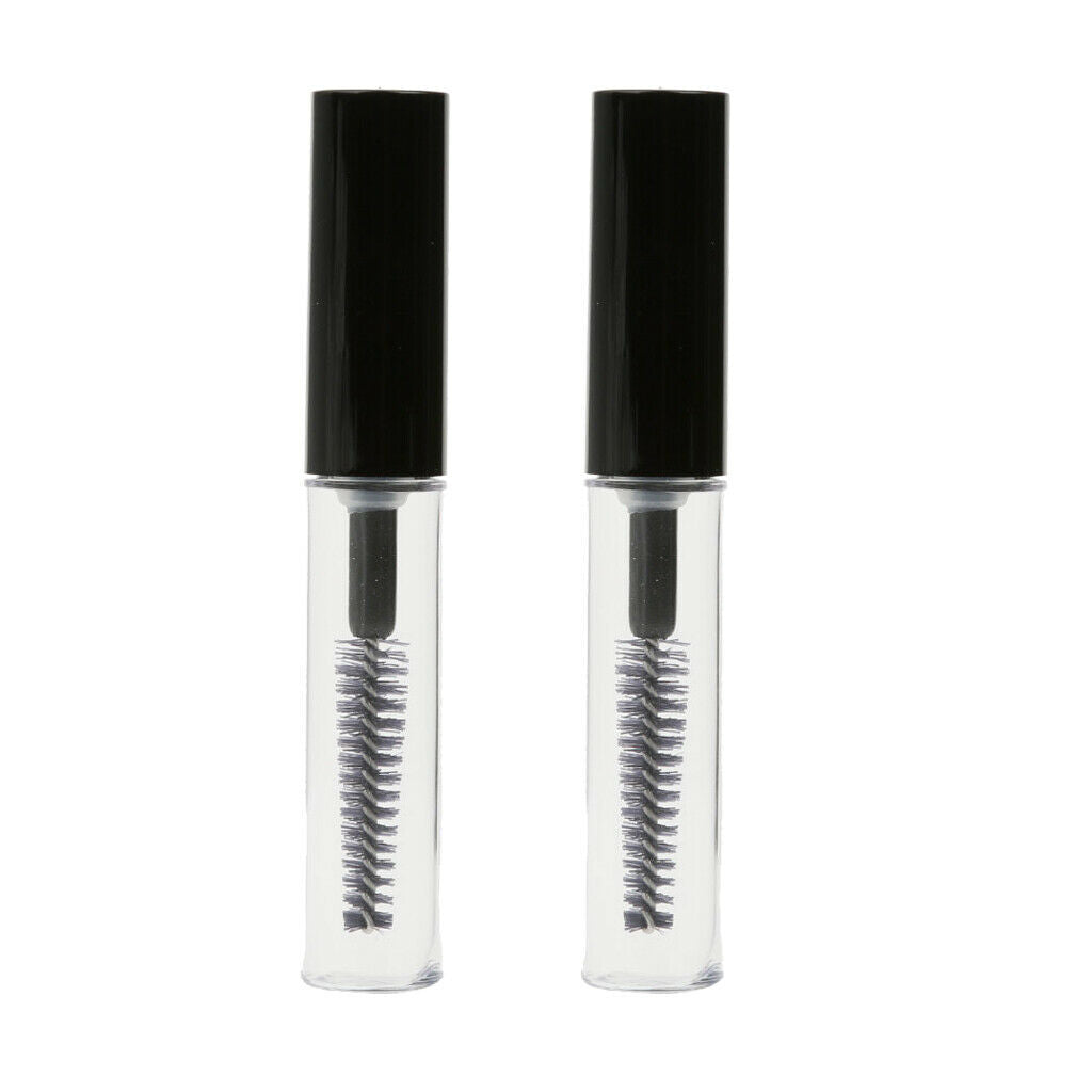 2 Pack 4ml Empty Plastic Eyelash Mascara Castor Oil Bottle Liquid Tube Vial