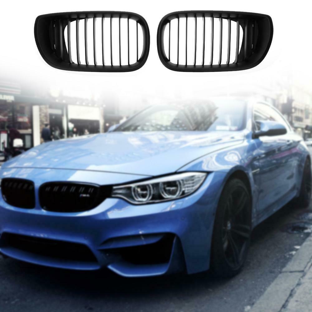 1 Pair Front Kidney Grille for BMW 3 Series E46 4 Doors 02-05 Car Racing @