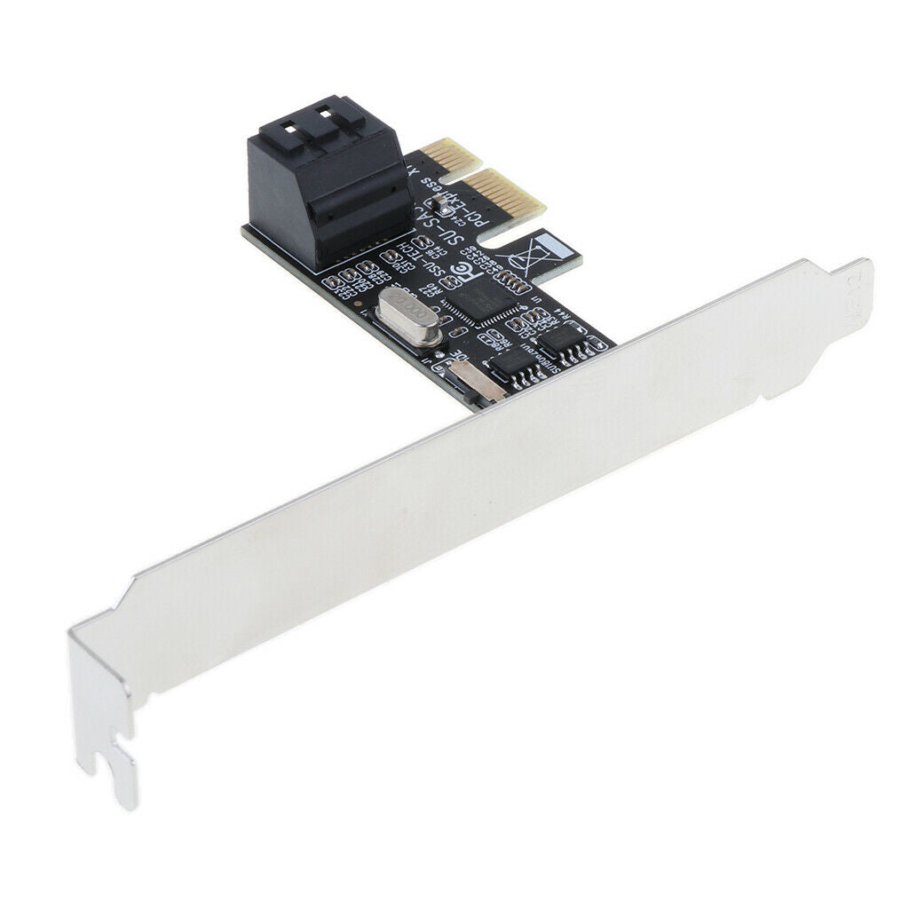 2pcs 2Port PCIe SATA Card Controller Expansion Card 6Gb / S SATA 3.0 PCIe Card,
