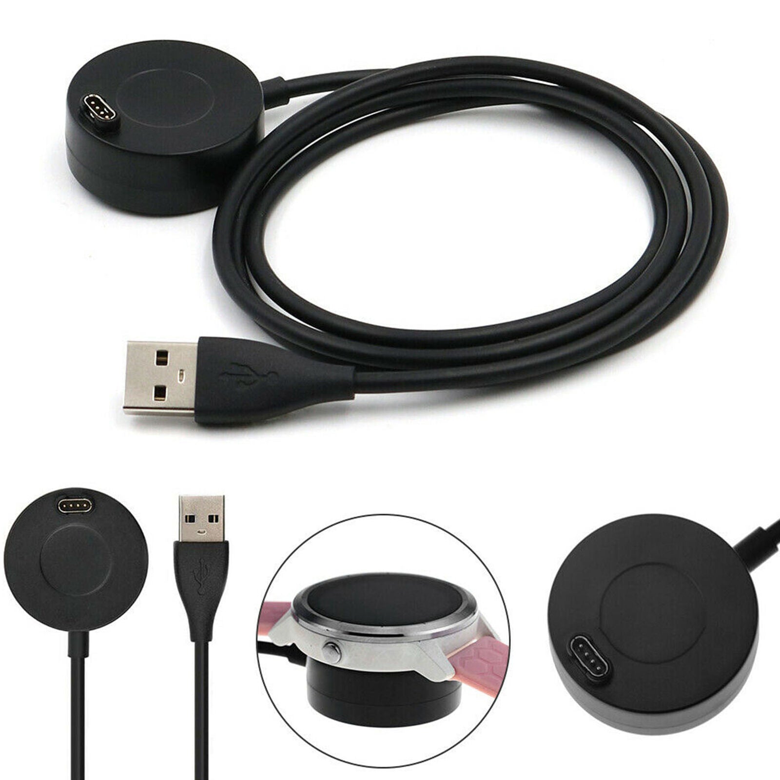 for Garmin Fenix 5/5s/5x USB Charger Charging Cable Cord Vivoactive 3 Vivosport