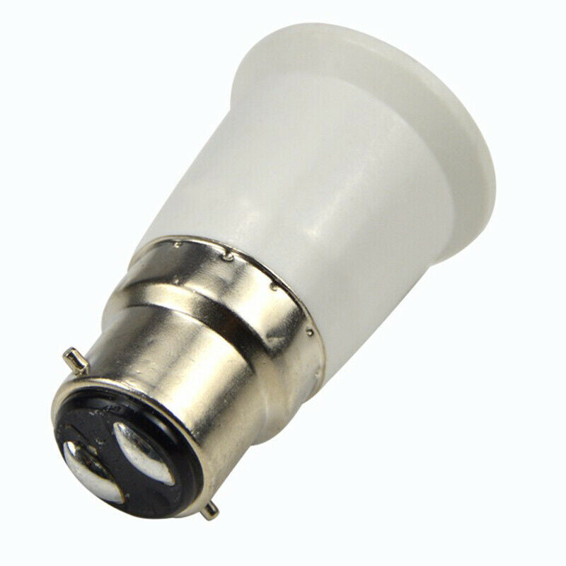 B22(male plug) to E27(female socket) Light Lamp Bulbs Adapter Converter HN US
