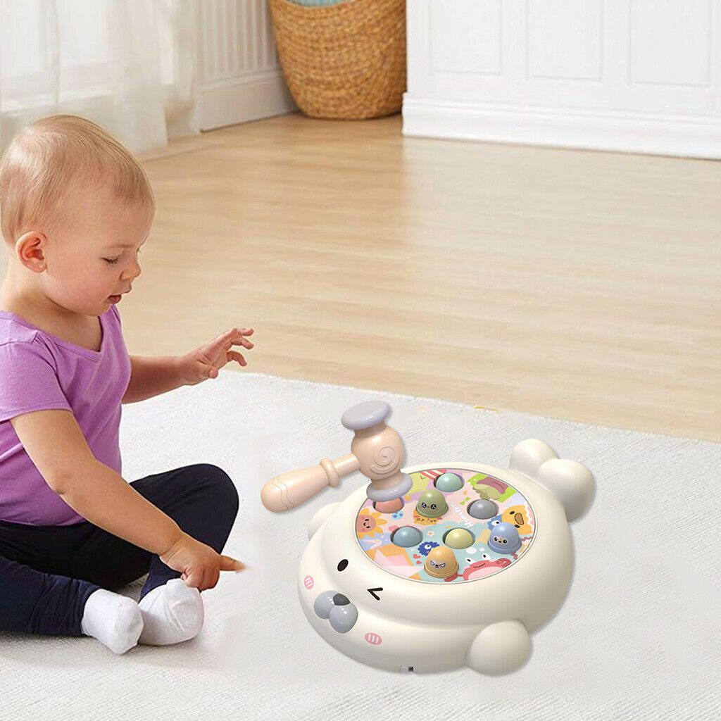 Whack a Hamster Hammering Game with Sound Pounding Fun Toys for Toddler