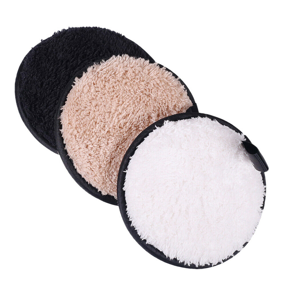 6 Pieces 11.5cm Round Facial Washing Makeup Remover Pads Face Cleaning Sponge