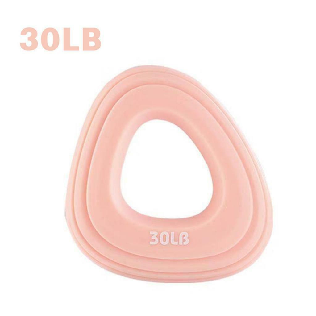 30LB Finger Forearm Wrist Gripper Ring Muscle Power Training Exerciser Pink