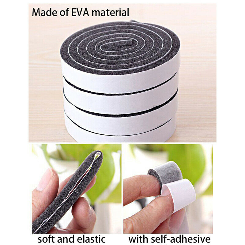 soundproof foam weather stripping door seal strip self adhesive insulatio.l8