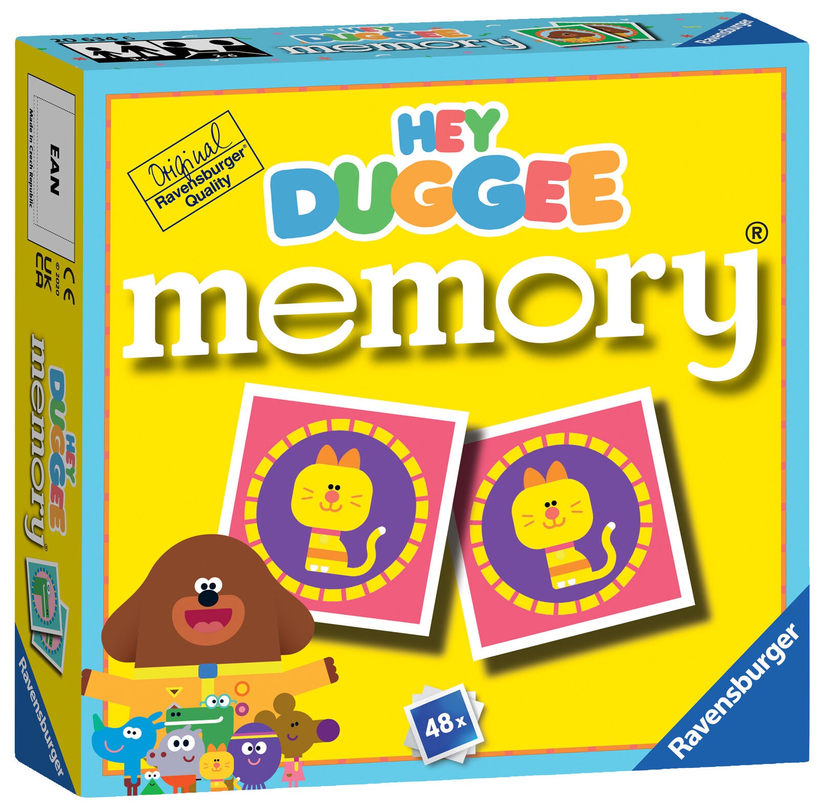 20634 Ravensburger Hey Duggee Mini Memory Snap Matching Game Children Age 3yrs+