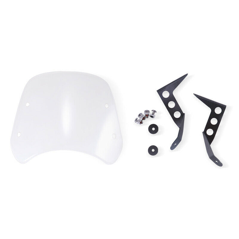 Clear ABS Fairing Windscreen Windshield For Benelli Leoncino 250 250B BJ250 BJ