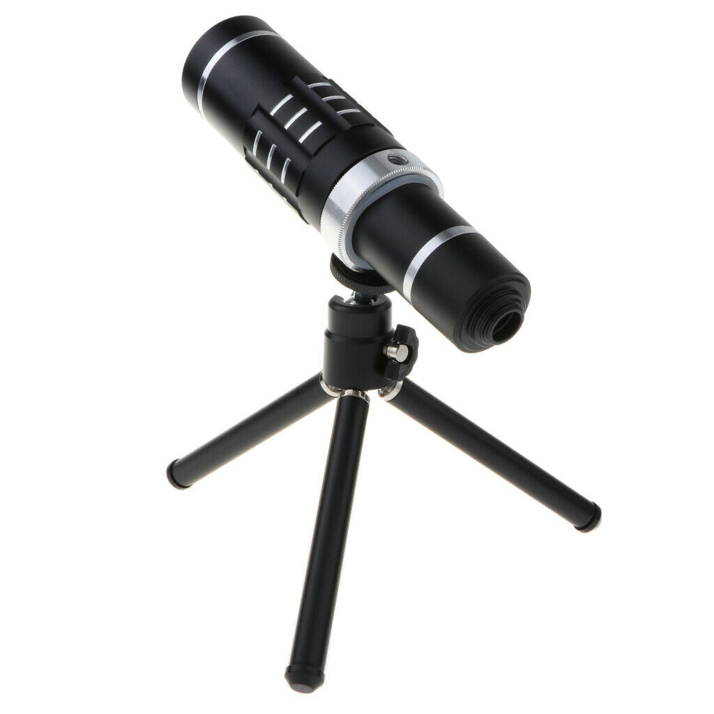 Phone Lens 18X Zoom HD Telephoto Lens with Tripod for Phones black