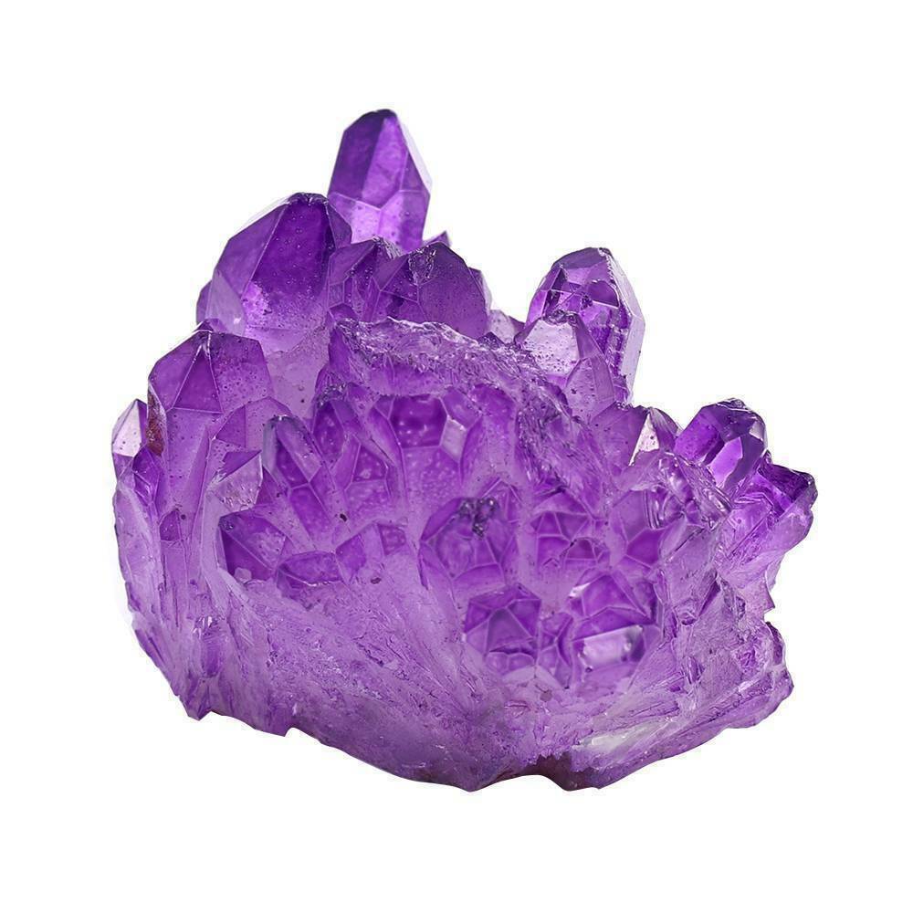 50-80g Natural Aura Angel Crystal Cluster Quartz Titanium Healing Specimen~ NEW
