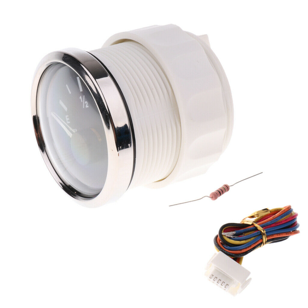 Car 2" 52mm Fuel Level Gauge Meter With Fuel Sensor E-1/2-F Pointer