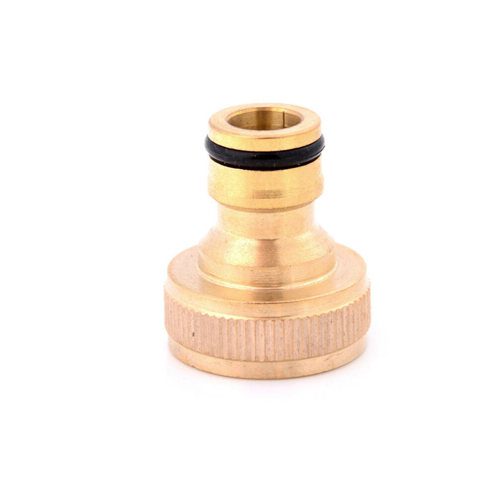 3/4'' Brass Tap Adaptor Hose Pipe Fitting Tap Hosepipe Quick Connecto.l8