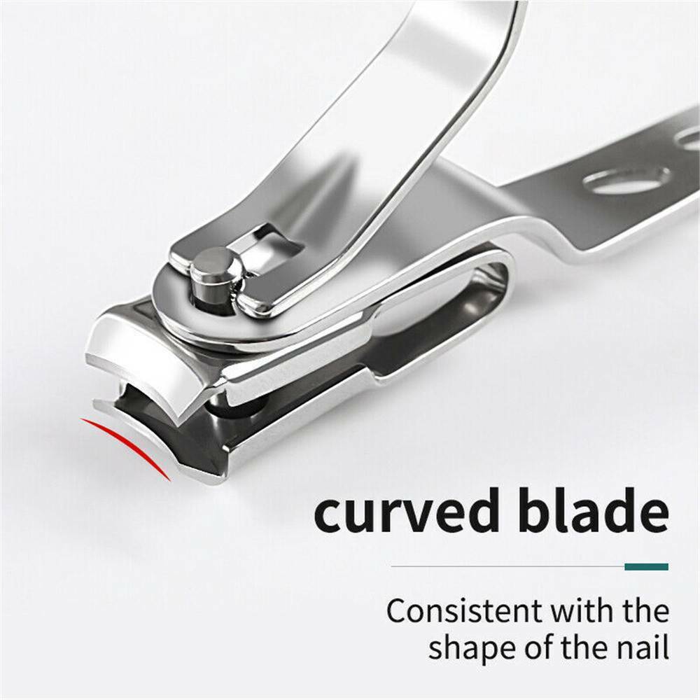 360Â° Stainless Rotary Finger Toe Nail Clipper Fingernail Manicure Cutter Tool 1X