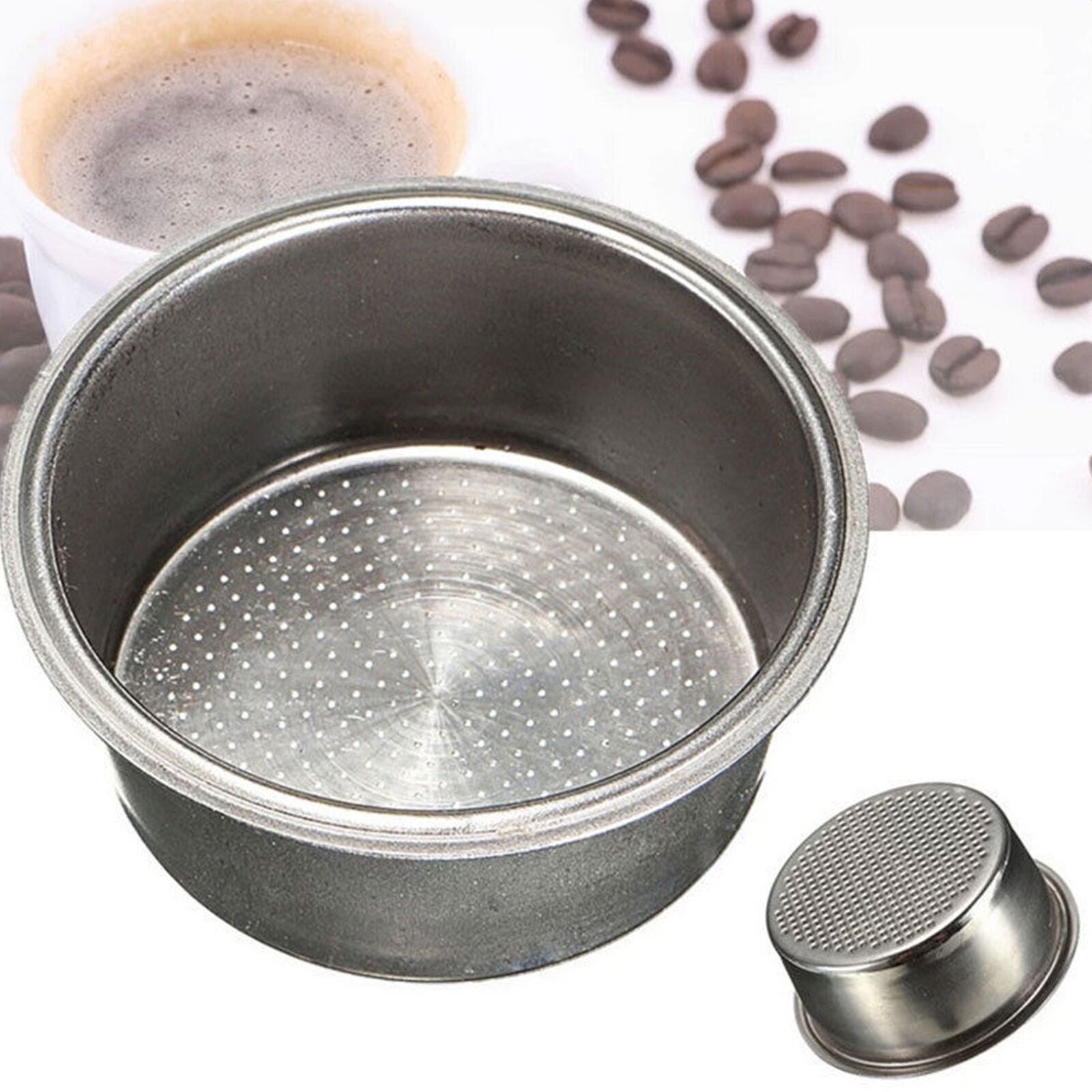 Coffee 2 Cup 51mm Non Pressurized Filter Basket For Breville Delonghi Krups