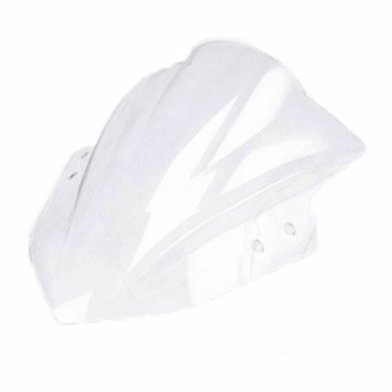 Clear Double Bubble Windscreen Windshield For Kawasaki Ninja 300 EX300R 2013-17