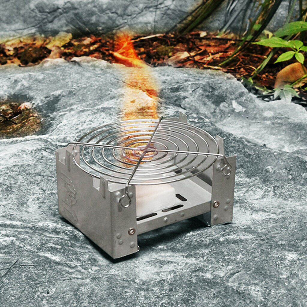 Foldable Alcohol Stove Heater Camping Spirit Burner Outdoor Picnic Cookware