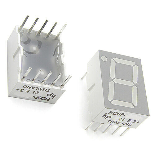 [4pcs] HDSP-5551 LED RED 7-Segm Comm Anode 14.2 mm THT