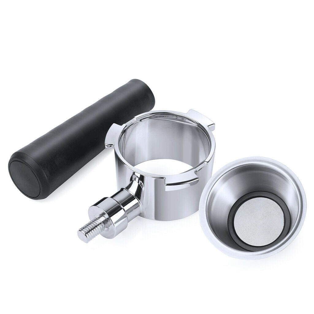 Coffee Portafilter with Long Handle Replacement Espresso Machine Accessory