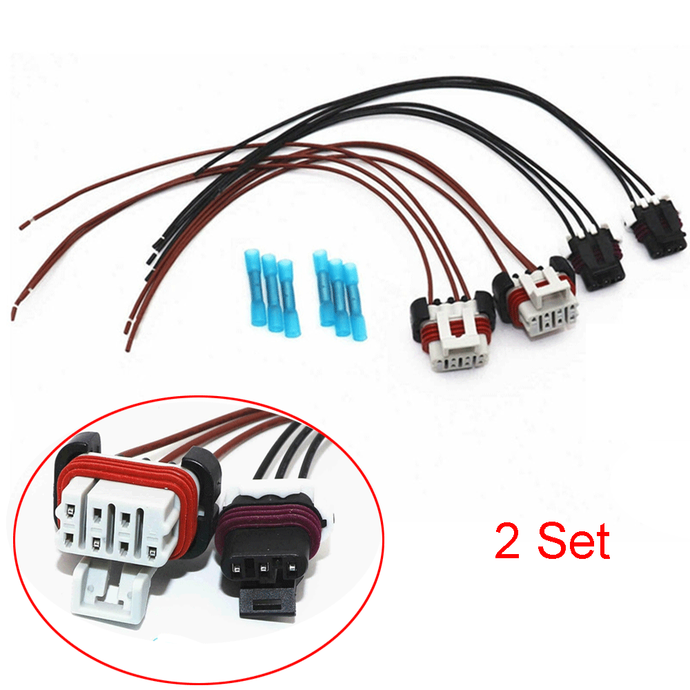 For 05-14 Freightliner Columbia Truck Headlight & Turn Signal Wiring Harness Set