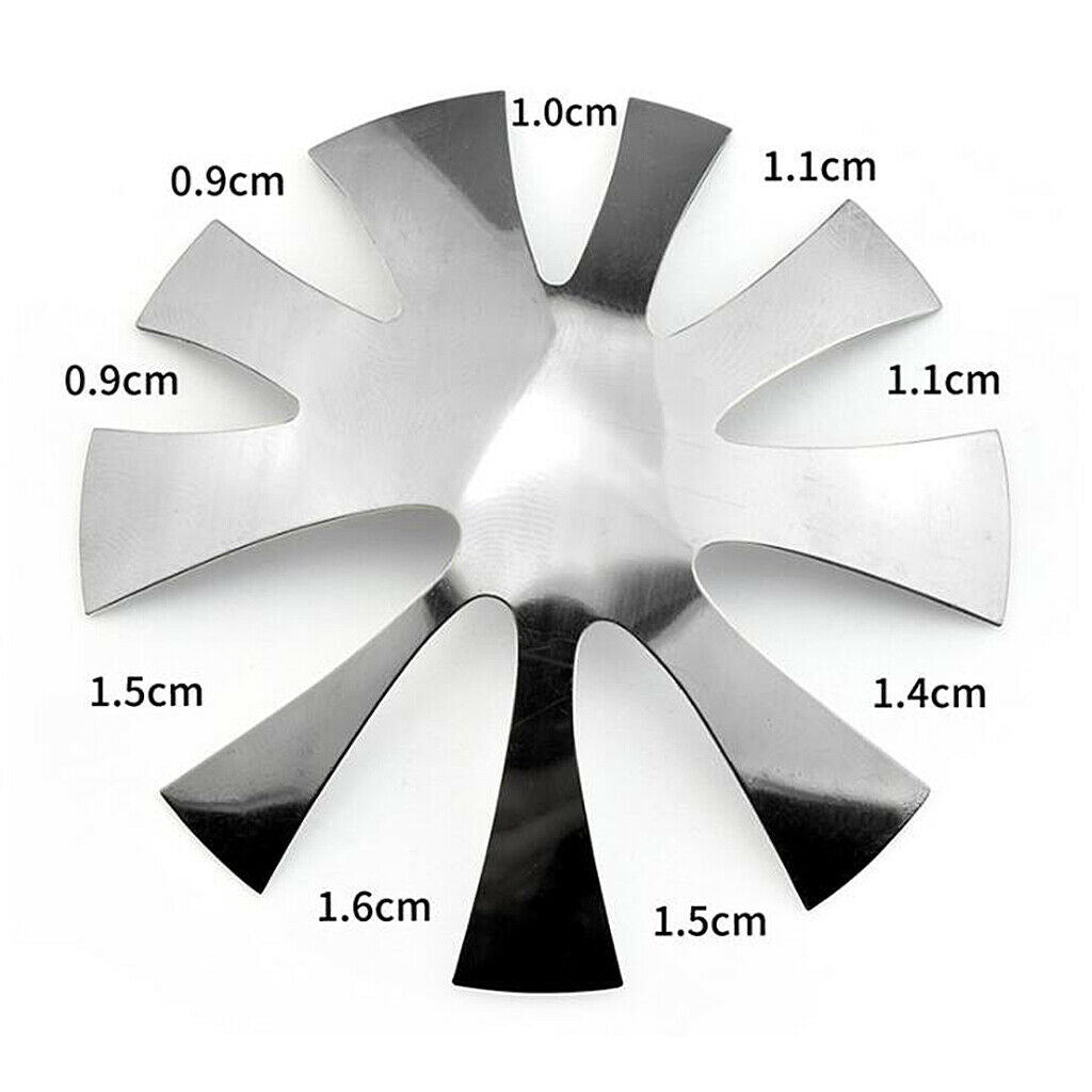 Multi-size Easy French Tip Line Edge Cutter Stencil Trimmer Nail Art Tool