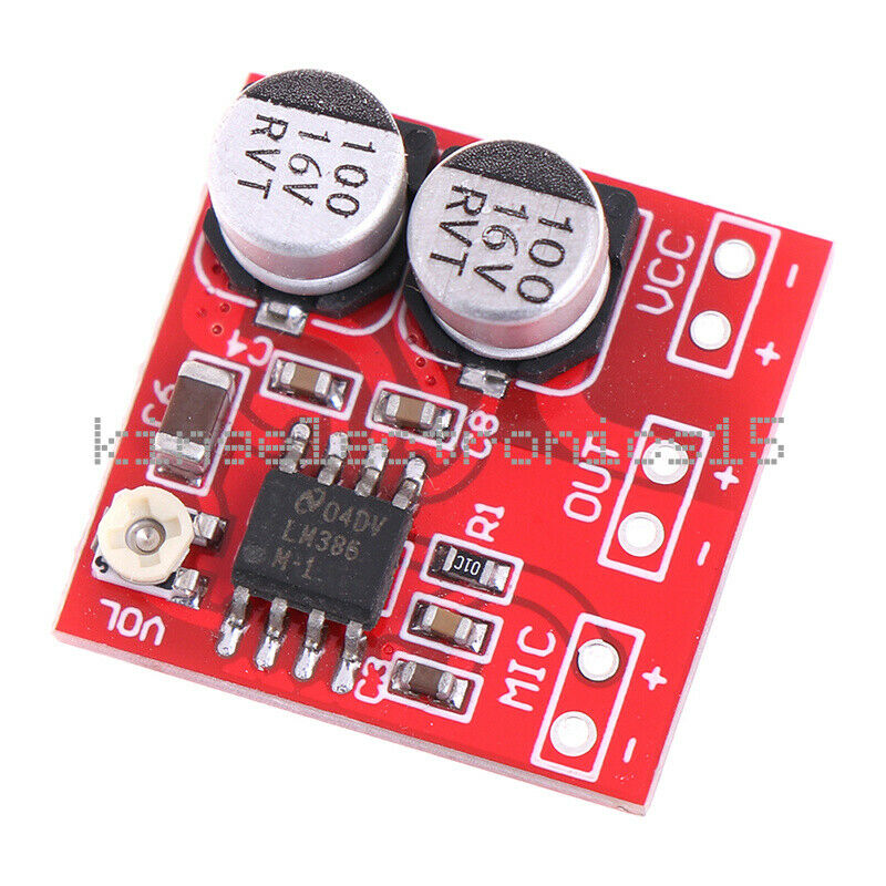 LM386 electret microphone amplifier board / microphone amplifier DC4-12V