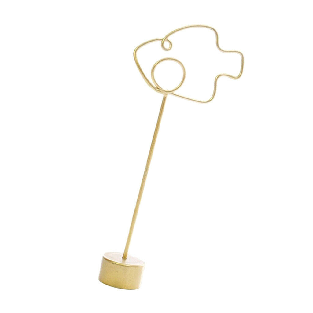 Metal Table Number Stand Place Card Holders Clips Party Event Table Decor