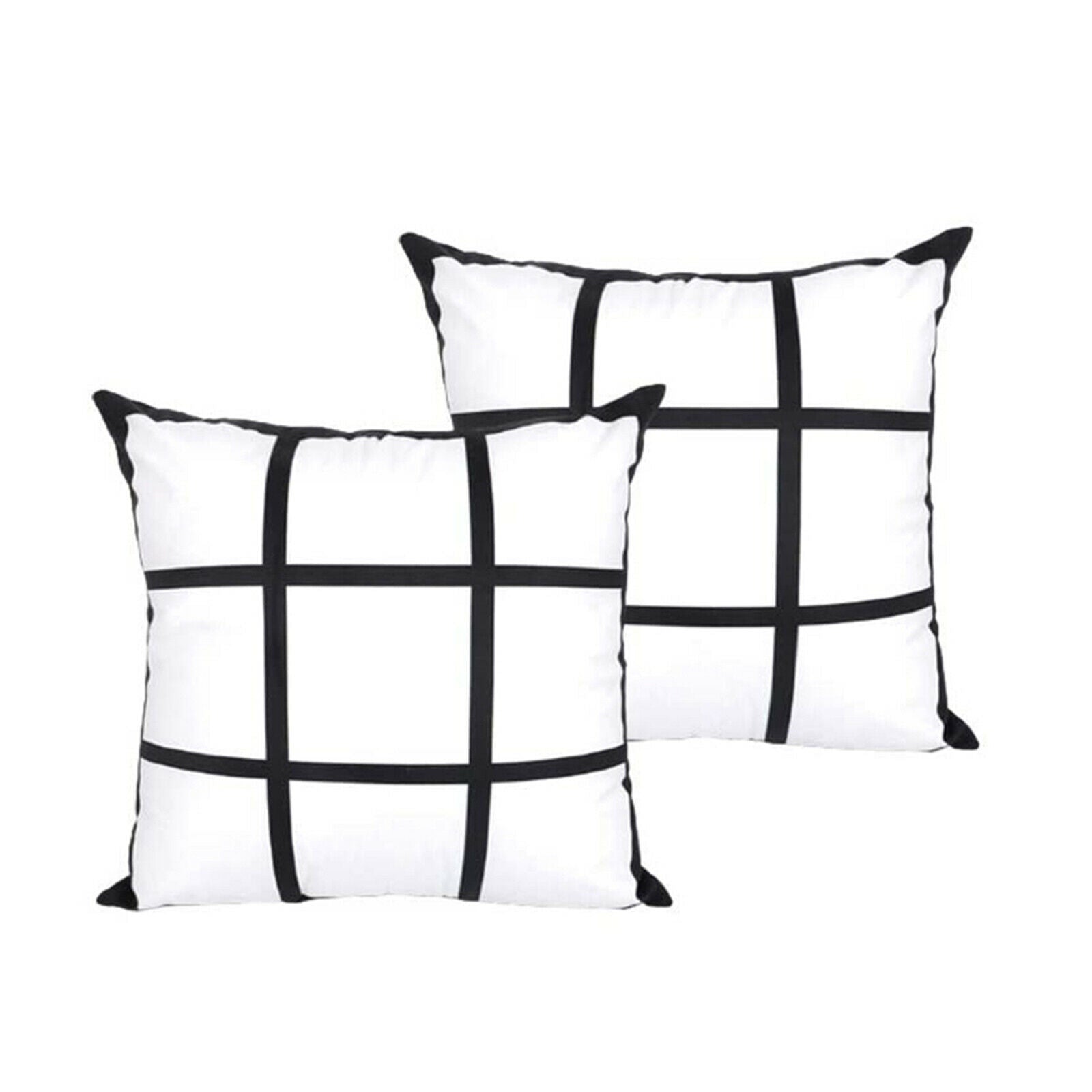 Sublimation Blanks Panel Pillow Case Square Car Bed Chair Couch Cushion Case