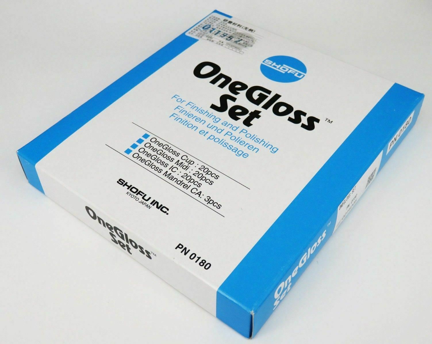 Dental SHOFU ONEGLOSS SET finishing polishing direct aesthetic restorations