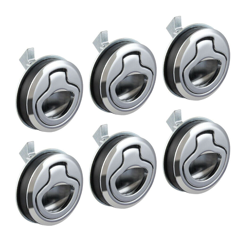6 Pieces Cabinet Cupboard Door Security Campervan Wardrobe Lock Replacement