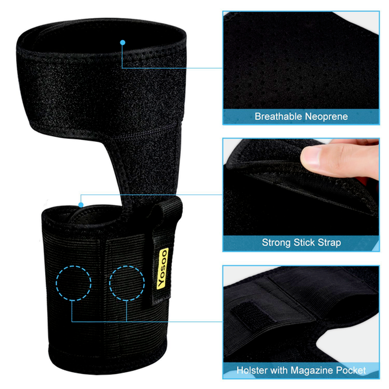 Concealed Ankle Holster Leg Holder For G17/19/22/23 9mm Hidden Carry x1