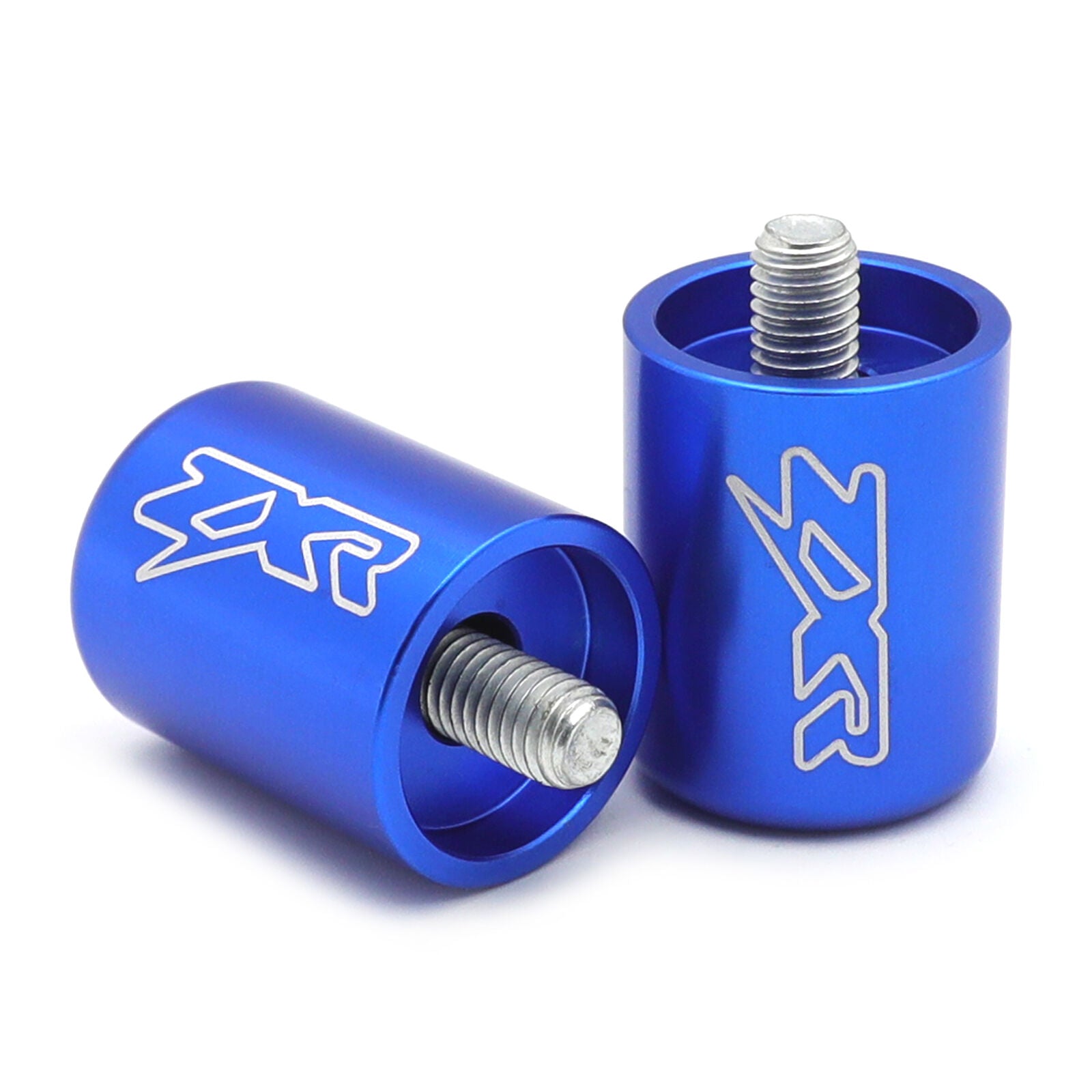 Blue Hand Bar Ends for Kawasaki ZX14 06-12 /Ninja ZX12R 00-05